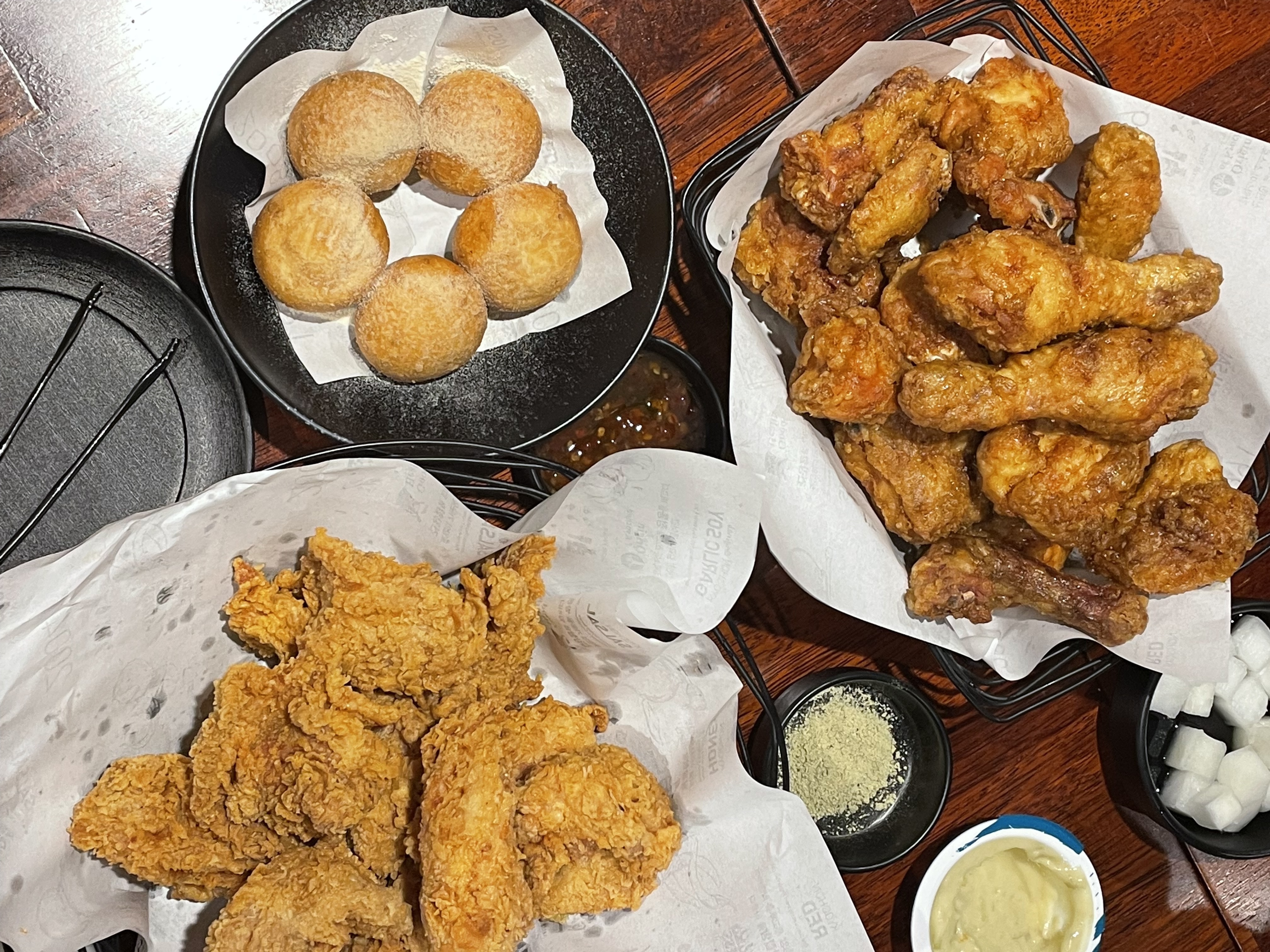 Kyochon Chicken is a well-known Korean fried chicken restaurant